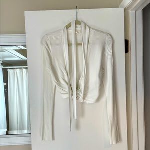 White Wrap Cardigan - So Cute!